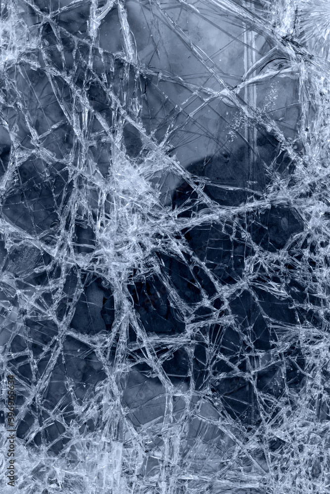 cracks on transparent glass as background cracks on transparent glass as background