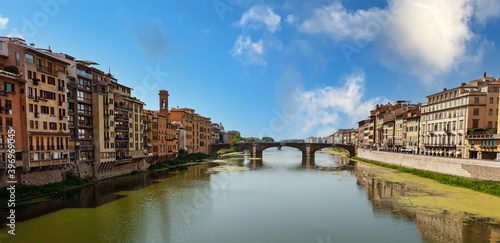 bright sunny day on the Arno River in Florence © Sergey