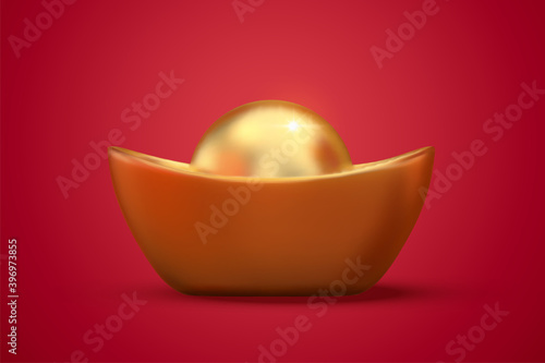 Chinese giant gold ingot