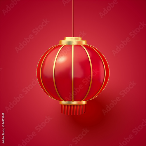 Chinese traditional red lantern