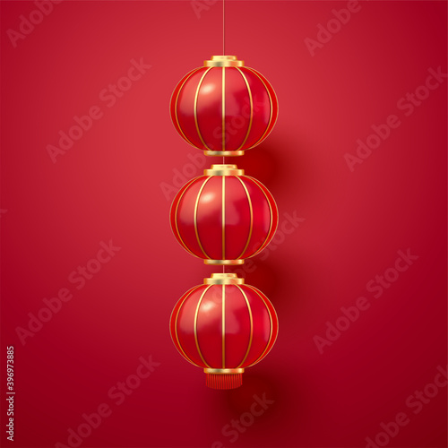 Chinese traditional red lanterns