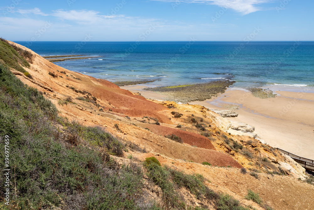 The red cliffs at port noarlunga south australia on November 27th 2020