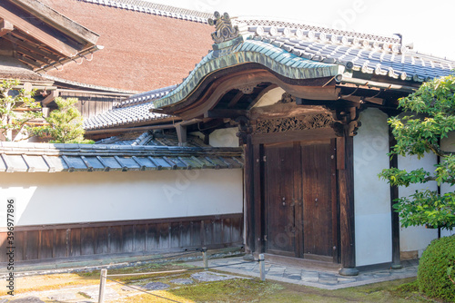 Kyoto, Japan - Ikkyuji Temple (Shuon-an) in Kyotanabe, Kyoto, Japan. Temple was restored under the order of Ikkyu Sojun (1394-1481), a Japanese Zen Buddhist priest. photo