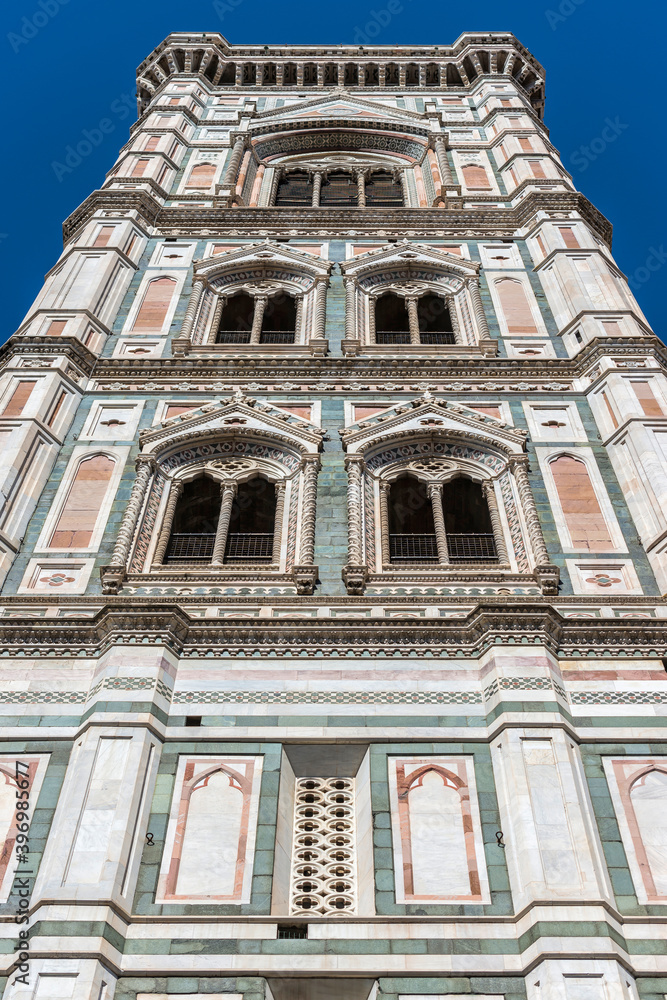 Campanile der Kathedrale Santa Maria von Brunelleschi in Florenz, Italien