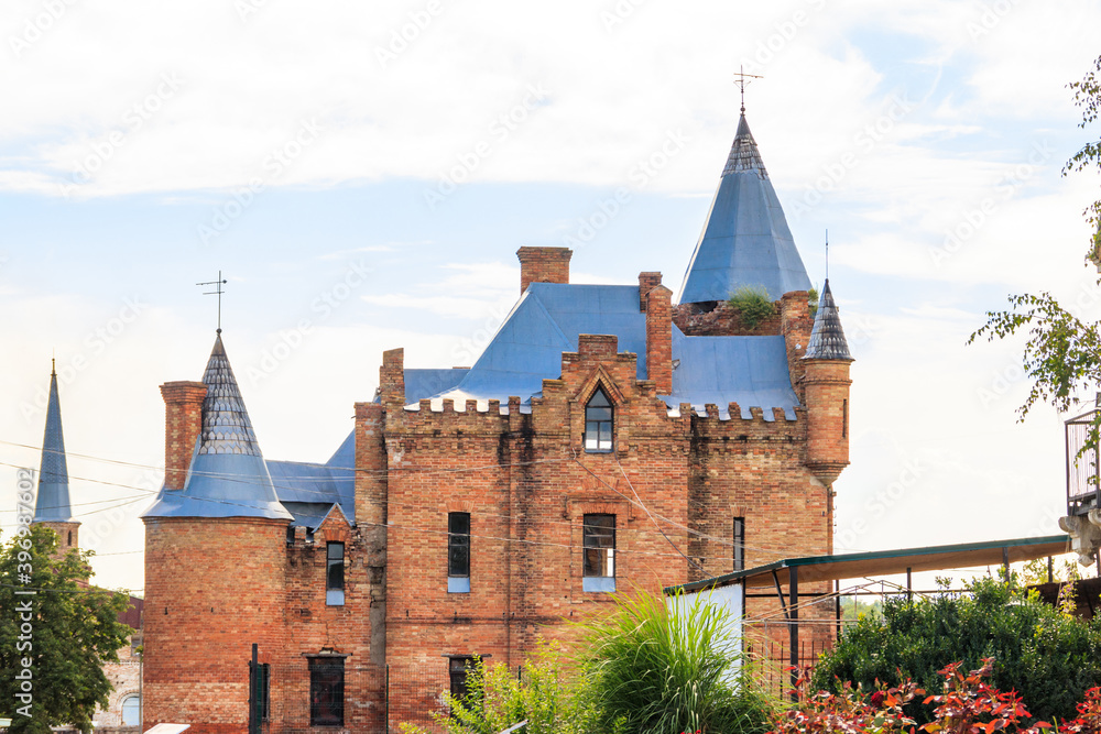 Obraz premium Popov Manor House (also known as Vasylivka Castle) in Vasylivka town, Zaporizhia region, Ukraine