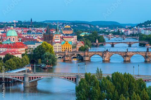 Obraz na płótnie Prag,Prague, old Europe, czech, Vltava bridges ,czech bridge, EU bidge, w salonie