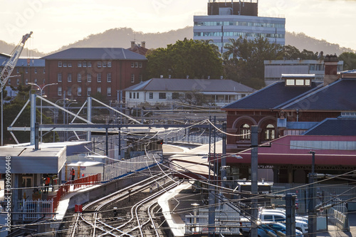 Foto Roma Street train station in Brisbane, Australia