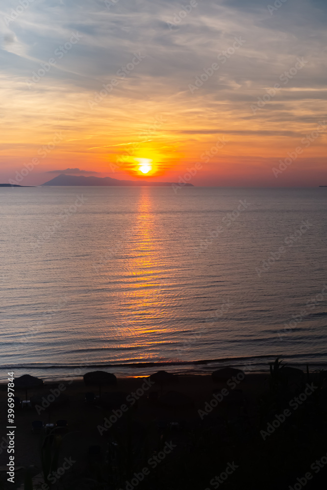 Sunset in Agios Stefanos Corfu