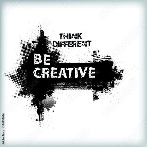 Creative Vector Inspirational Poster with Motivational Quote