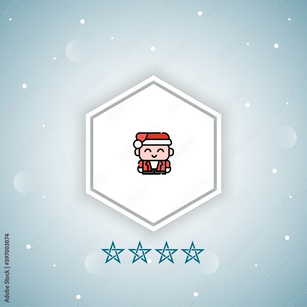 Fototapeta premium man vector icons
