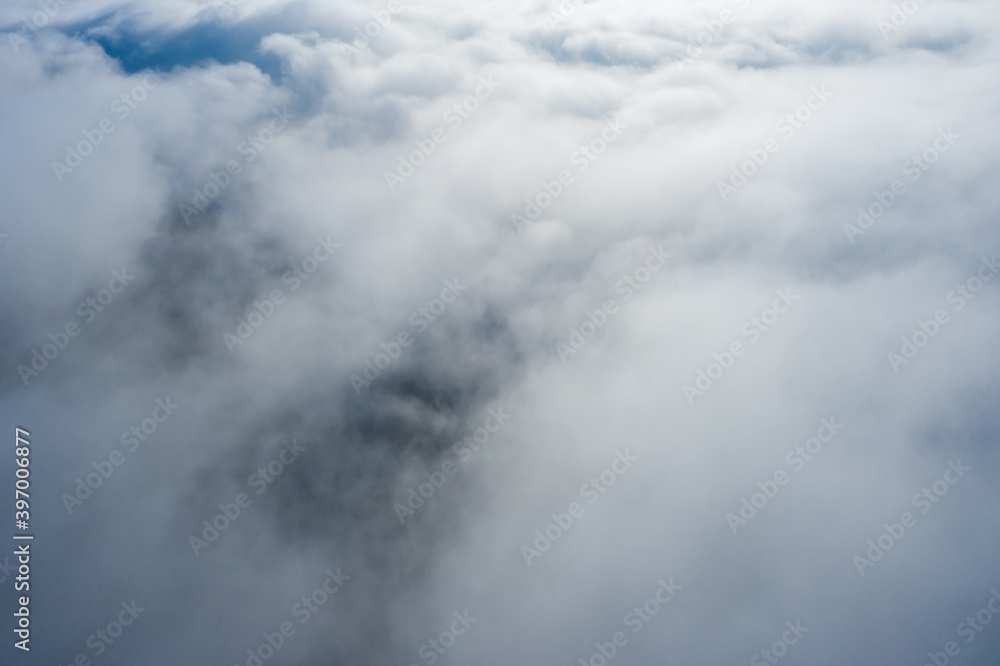 aerial photo of clouds photographed using a quadcopter while in the clouds aerial photo of clouds photographed using a quadcopter while in the clouds