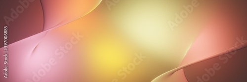 Abstract colorful gradient wave Shape background illustration. 3d rendering backround illustration photo
