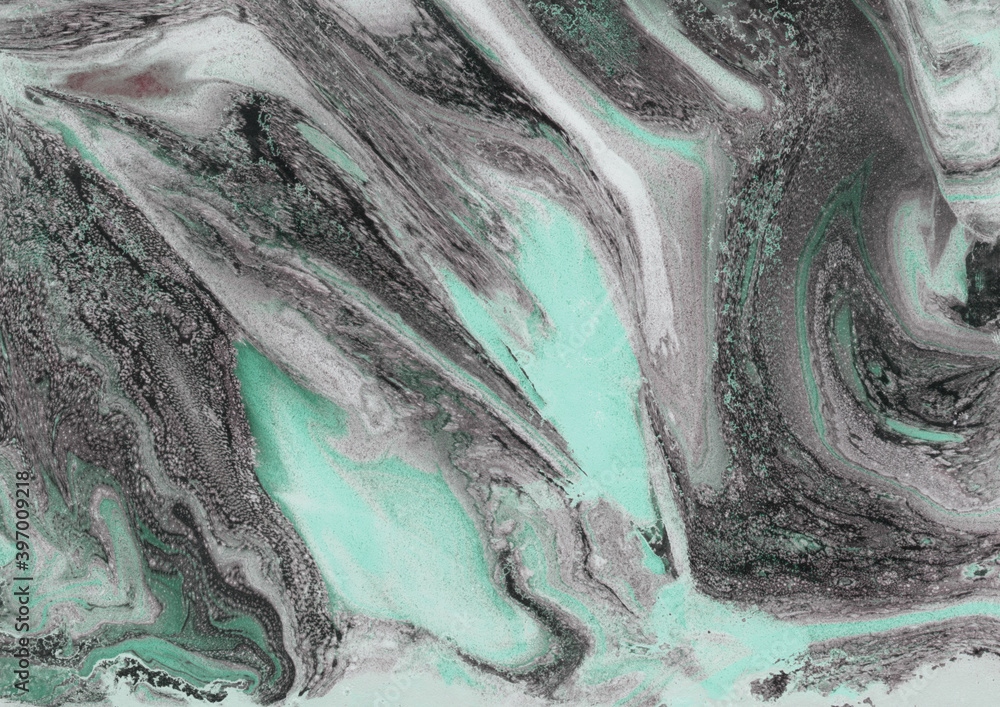 Obraz premium Niebiesko turkusowe tło tekstrura, kamień marmur.