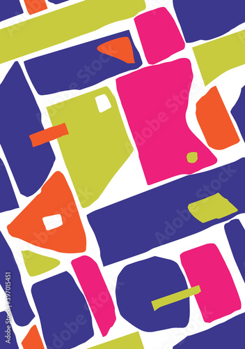 Abstract diagonal colorfiel...