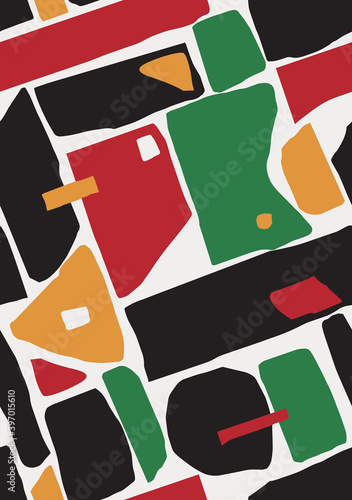 Abstract diagonal colorfiel...