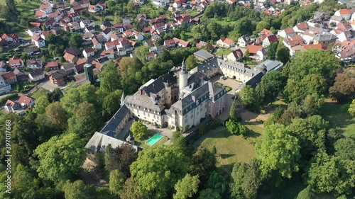 Birstein aus der Luft | Luftbilder vom Dorf Birstein in Hessen photo