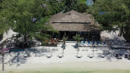 Bungalow on Koh Rong Samloem island, Cambodia. photo