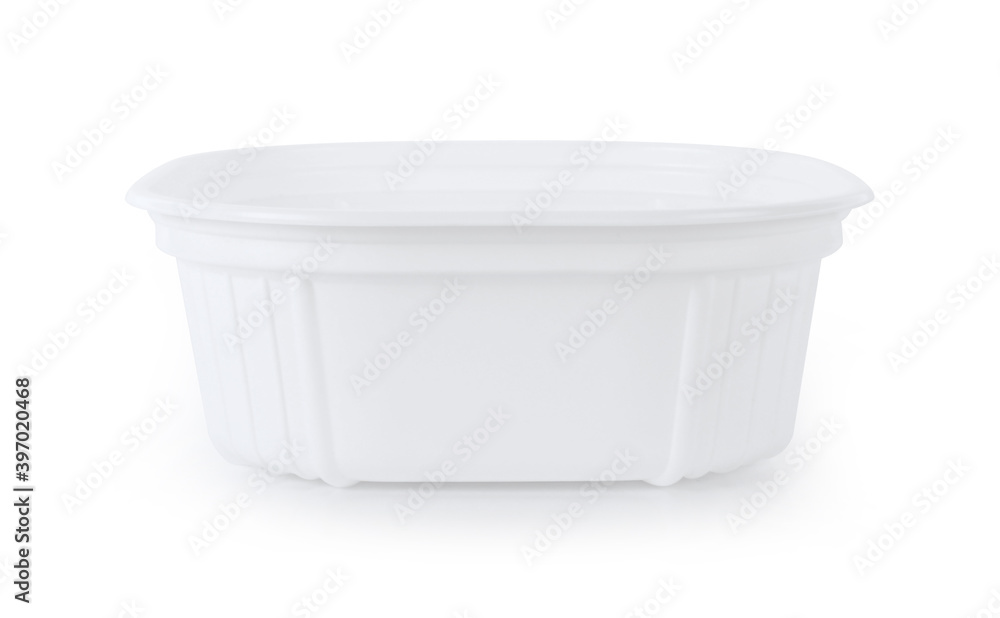 plastic empty bowl on white background plastic empty bowl on white background