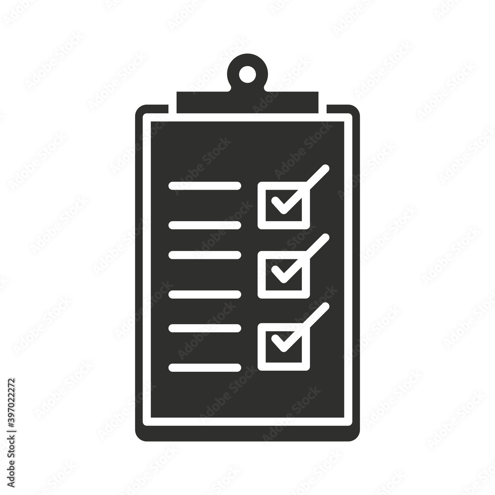 delivery clipboard check mark list logistic silhouette icon delivery clipboard check mark list logistic silhouette icon