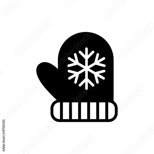 Gloves Vector Icon Style Illustration. EPS 10 File