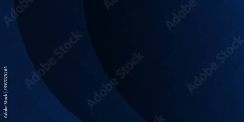 Dark blue wave abstract presentation background. Vector illustration design for business presentation, banner, cover, web, flyer, card, poster, game, texture, slide, magazine, and powerpoint.