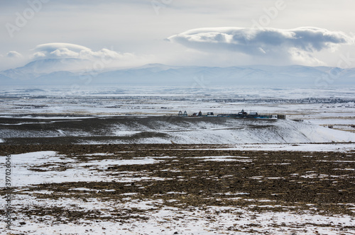 View of Kurai steppe