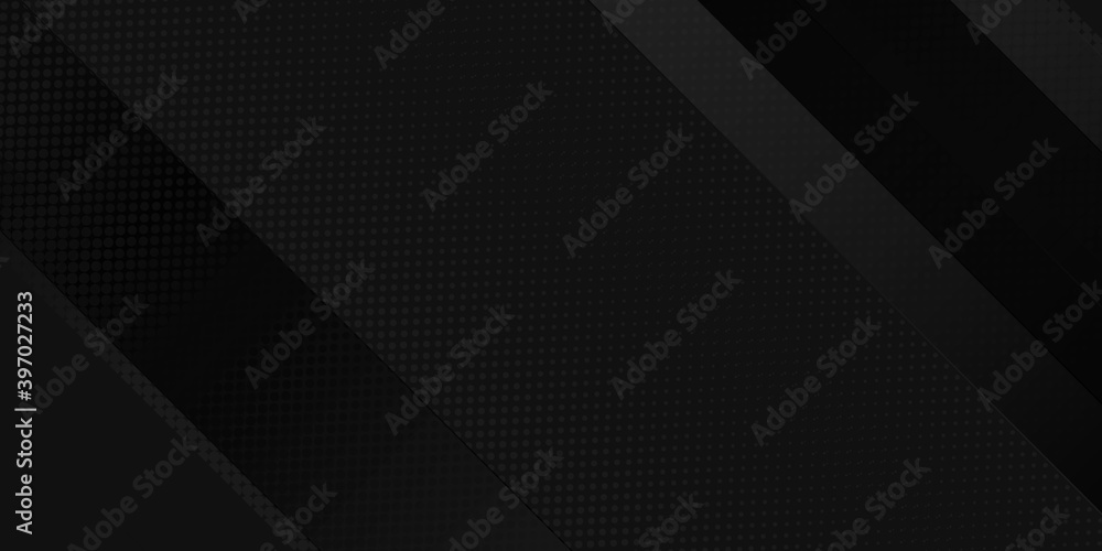 Black abstract background with dark concept. Vector Illustration. Suit for social media post story and presentation template.