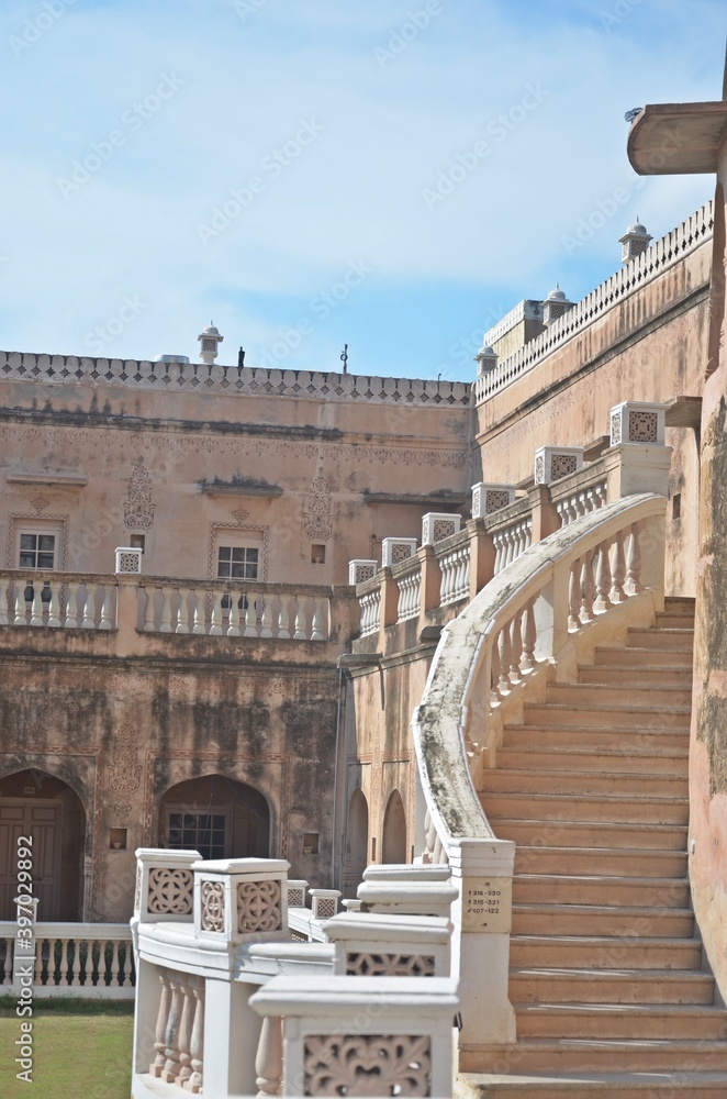 Fototapeta premium Mandawa Fort, great tourist's attraction fort in Rajasthan