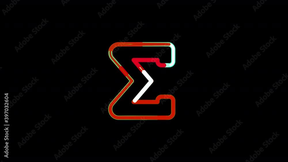 Circles gather in symbol sigma. After it crumbles in a line and moves to the camera. Alpha channel black Circles gather in symbol sigma. After it crumbles in a line and moves to the camera. Alpha channel black