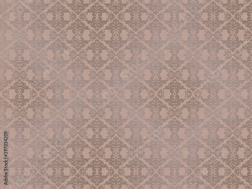 アンティーク模様のパターン背景素材