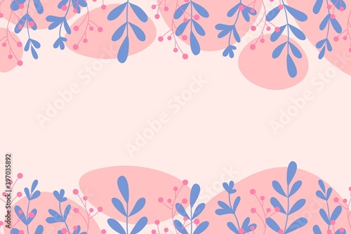 Fun doodle pattern background with abstract shapes and colors. Abstract art pastel backgrounds creative with minimal trendy style.