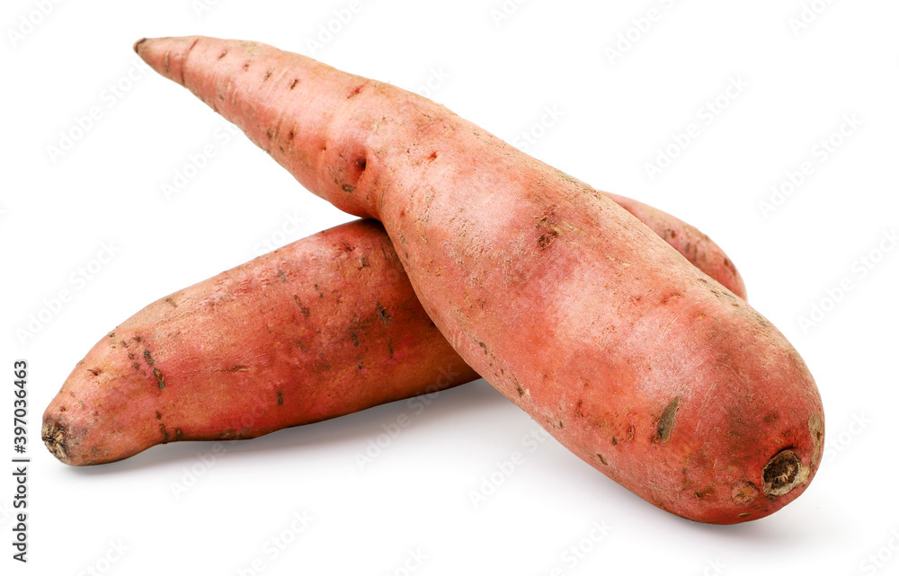 Sweet potato on a white background. Isolated Sweet potato on a white background. Isolated