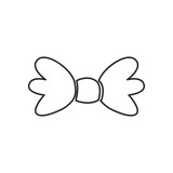 bowtie icon isolated vector design