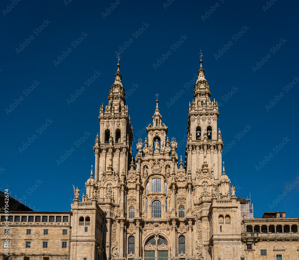 Cathedral in Santiago de Compostela, Spain