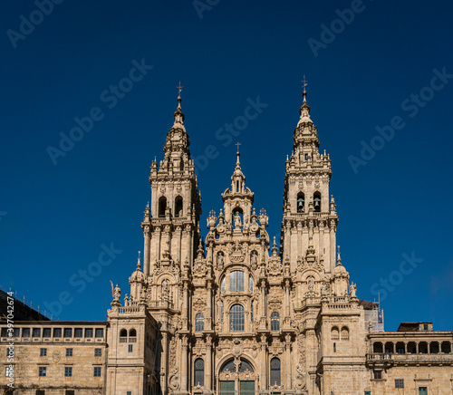 Cathedral in Santiago de Compostela, Spain