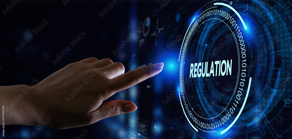 Business, Technology, Internet and network concept. Regulation Compliance Rules Law Standard. Business, Technology, Internet and network concept. Regulation Compliance Rules Law Standard.