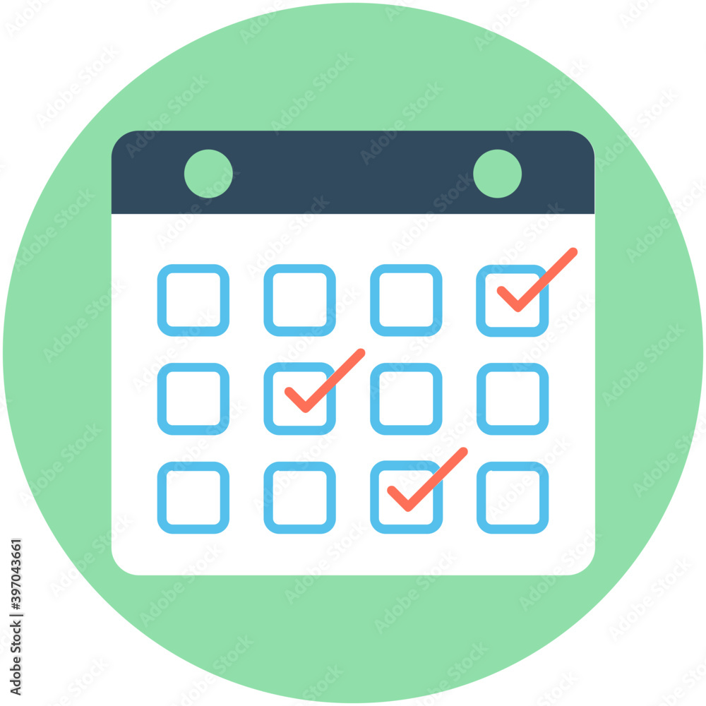 Date Flat vector Icon
Date Flat vector Icon