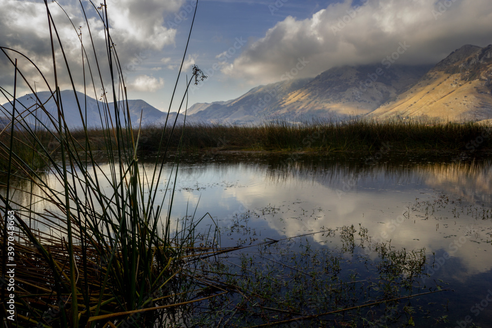 Matese mountains and lake highest karst lake in Italy Matese mountains and lake highest karst lake in Italy