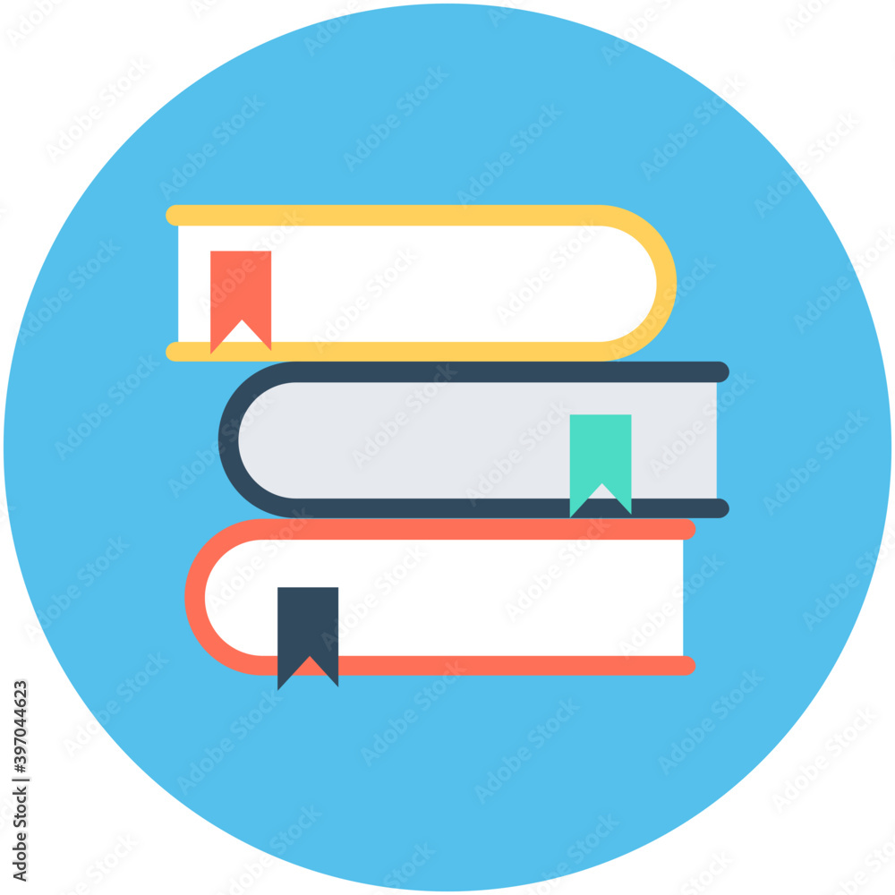 Book Stack Vector Icon Book Stack Vector Icon