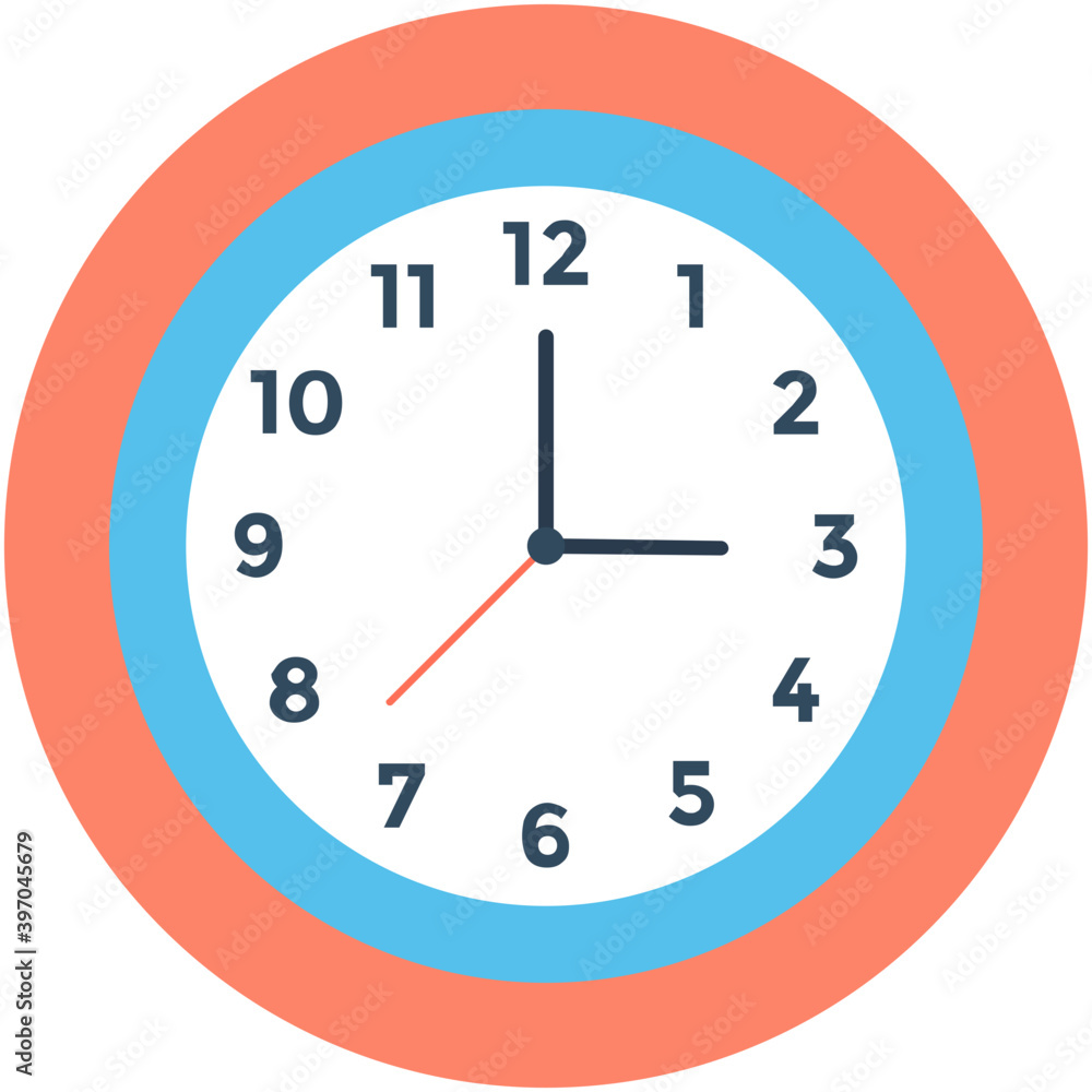 Clock Vector Icon