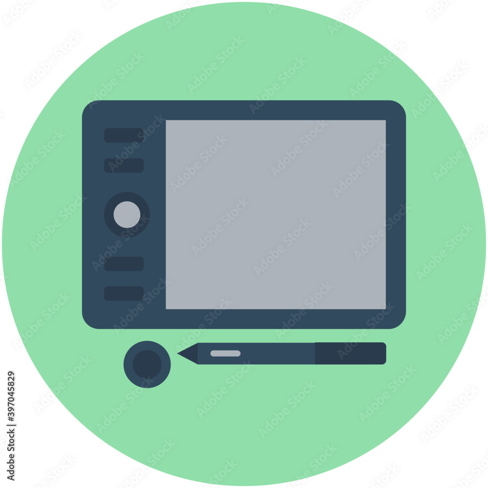 Graphic Tablet Vector Icon Graphic Tablet Vector Icon