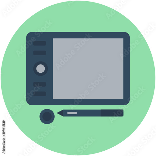 Graphic Tablet Vector Icon