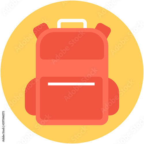 Backpack Vector Icon
