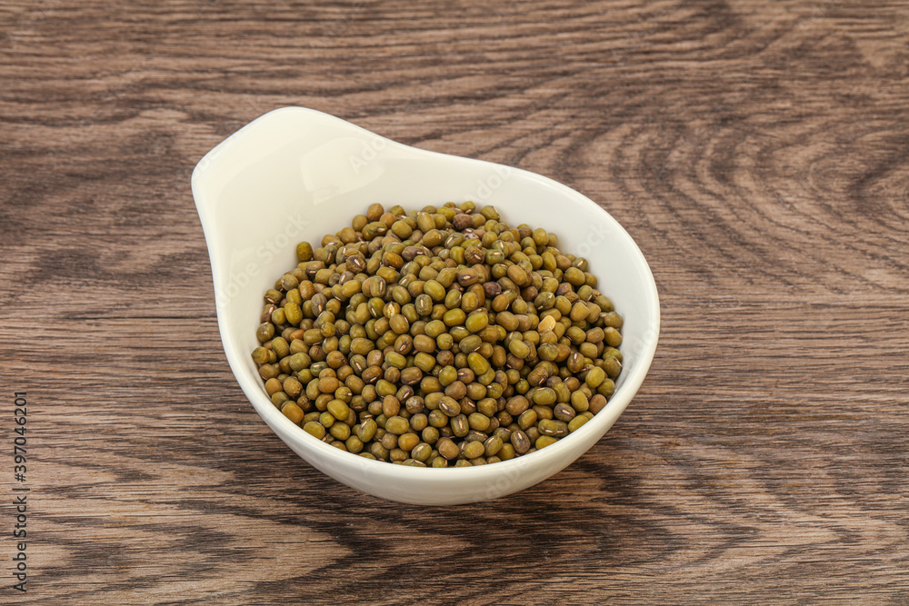 Vegetarian cuisine - dry green lentil Vegetarian cuisine - dry green lentil