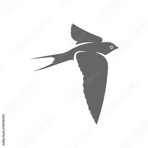 Swallow logo vector template, Creative swallow logo design concepts, icon symbol, illustration