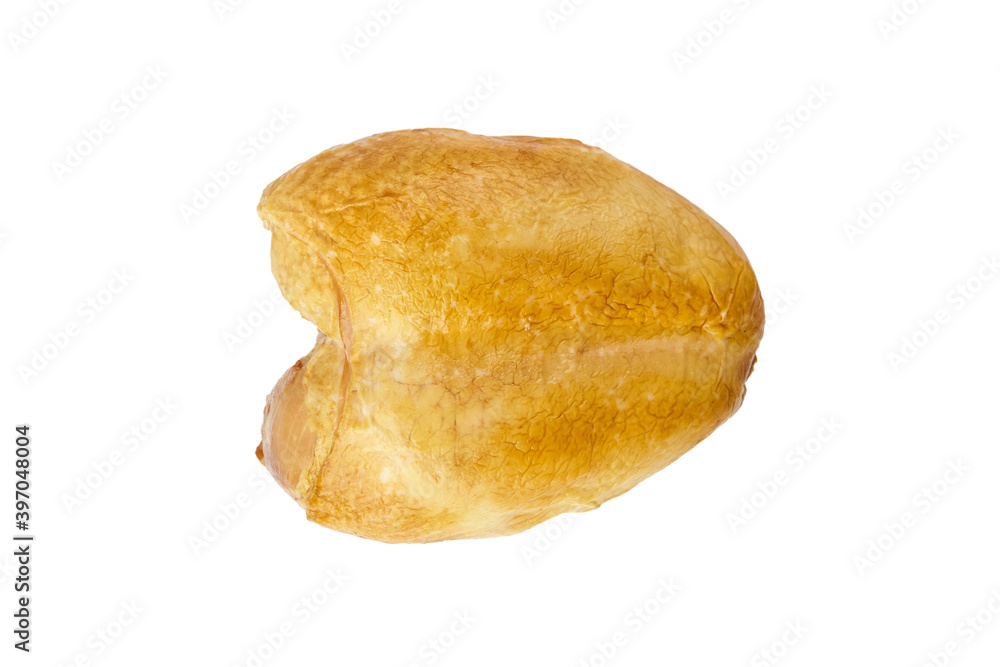 smoked chicken breast isolated on white smoked chicken breast isolated on white