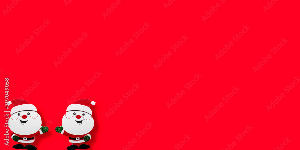 decoracion de navidad en fondo rojo decoracion de navidad en fondo rojo