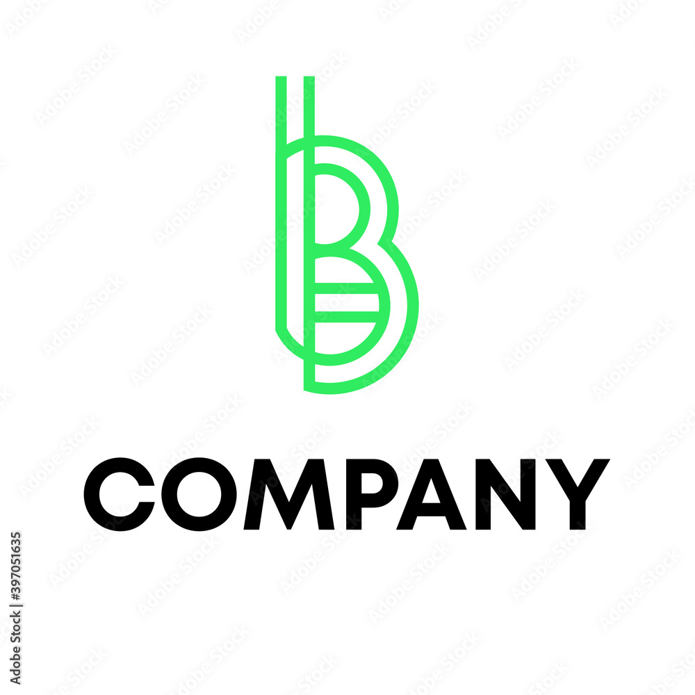 Obraz premium B logo