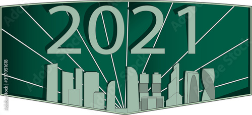 
2021 city moscow in an interesting setting