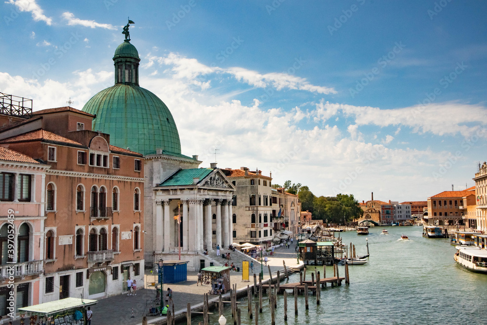 Venice, italy in summer after covid19